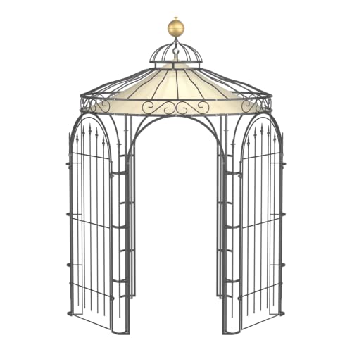 ELEO Siena wunderschöner Gartenpavillon Winterfest mit 2 x Rankgitter...