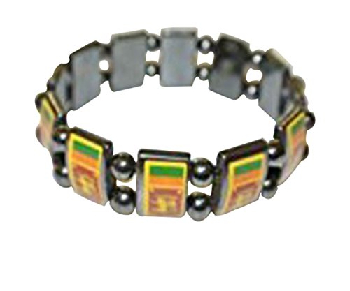 Sri lanka metal flag beads bracelets