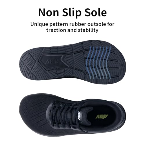 Image of AOV Wide Toe Box Shoes Women Arch Support Walking Shoes Plantar Fasciitis Orthotic Tennis Sneakers