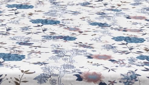 Image of DECOR2ADMIRE 300 Thread Count Premium Cotton Printed Single Bedsheet with One Pillow Covers for Home 60 Inches x 90 Inches (White Multi Floral, Single 60 inch x 90 inch)