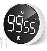 Czemo Küchentimer Eieruhr USB Digitaler Kochtimer magnetischer Timer Countup Countdown Timer mit ...