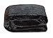 Chezmoi Collection Heavy Thick One Ply Korean Style Faux Mink Blanket 9-Pound Oversized King 105x92 (King, Black)