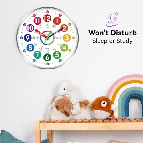 Save 50% Off Roymnie Kids Learning Wall Clock - Only $9.99 - Image 6