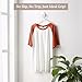 Utopia Home - Plastic Hangers 50 Pack - Space Saving Clothes Hanger - Durable and Strong Closet Organizers and Storage Makes It Ideal Stocking Stuffers or Apartment or Dorm Room Essentials (White)