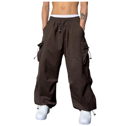 Mens Baggy Cargo Pants Loose Fit Causal Parachute Cargo Pant Hip Hop Y2K Hatem Pant Casual Joggers Trosuers