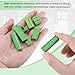 MECCANIXITY 4 Set 2 Pin 5mm 0.2 Inch Pitch PCB Mount Screw Terminal Block Connector Male Female, Green