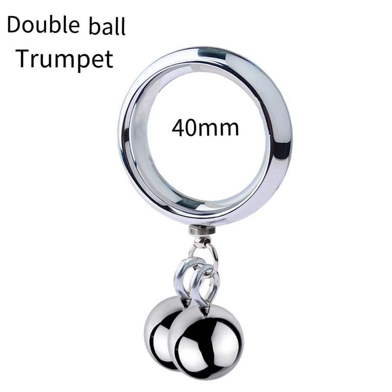 Bolas de peso de metal para estiramiento continuo con anillos adaptables 2