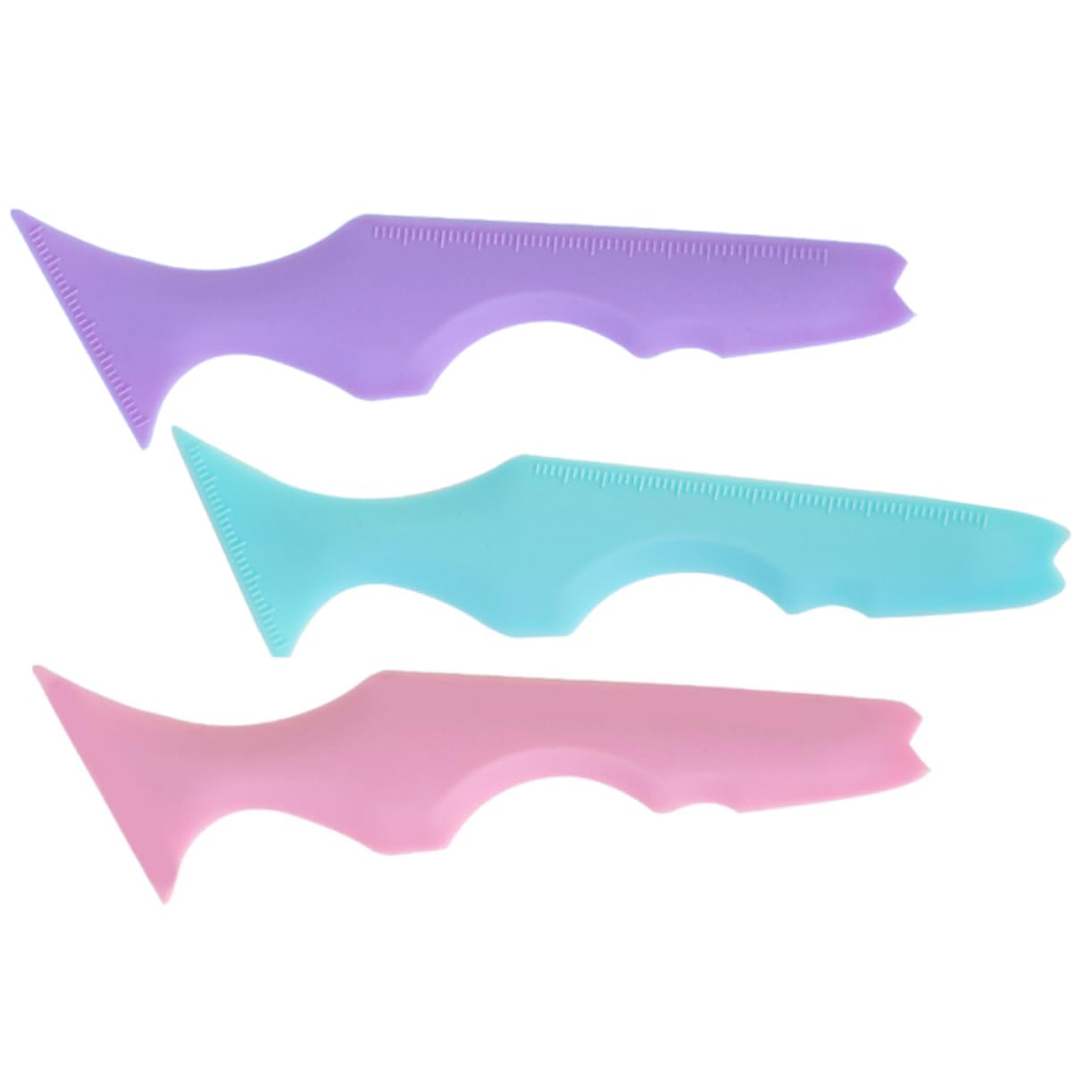 TOVINANNA Ergonomic Handle Makeup Tools Silicone Eyeliner Stencil Mascara Applicator