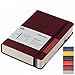 Produktbild 996DEMING Großes, liniertes Tagebuch für die Arbeit  360 Seiten Tagebücher zum Schreiben B5 College liniertes Notizbuch, 100 g/m² liniertes Papier, 19x25 cm (Burgunderrot, B5)