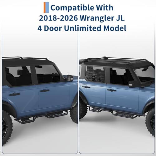 Estribos Garvee para Wrangler JL 4 Puertas 2018-2025, 6" Dos Escalones miniatura 4