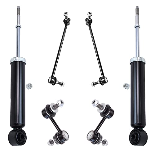 Detroit Axle - 2 Front Complete Strut Assemblies 2 Rear Shock Absorbers 4 Sway Bar Links For 2004 2005 2006 2007 2008 2009 Nissan Quest #TOP5