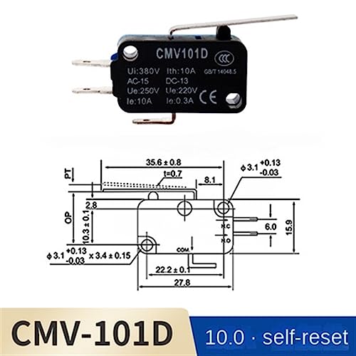 Microswitch CS10N001C2 V15 de voyage pour interrupteur limite CMV100D - 4