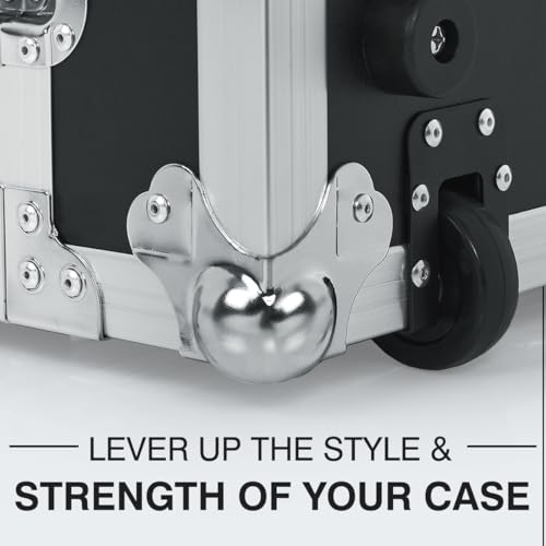 Image of Penn Elcom Flight Case Small Ball Corner (Set of 8) Top /Male | Zinc Finish | DJ /Audio /Sound Box (4.1 * 4.1 * 4.1 cm) Round Angle Edge | Case Protection with 3 Holes | Easy to Fit