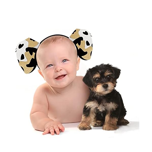 Ppxmeeudc 9pcs dogs ear headbands for pet birthday party favors for costumes dress-up party supplies - image 8
