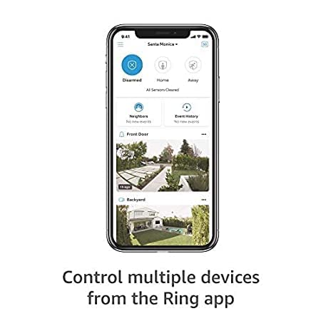 Ring Stick Up Cam Solar HD security camera with two-way talk, Works with Alexa | 2-pack, White