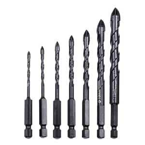 Generisch 7-teiliges Mauerwerkbohrer Fliesenbohrer Set