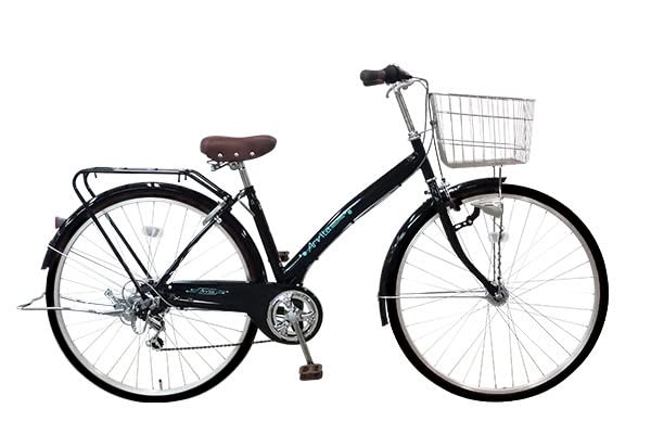 Amazon | 自転車 シティサイクル ママチャリ cyma Arvita ブラック 27 