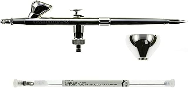 Harder & Steenbeck Evo D sen 0,2mm+0,4mm, Becher 2ml+5ml