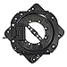 Aupitolt Heavy Duty Seat Swivel Base, 4 Way Locking Car Seat Base, 360 Degree Rotatable 3.0mm Steel Plate Swivel Seat Base, 130kg Load Stool Swivel Plate Replacement for RV Van Camper Boat Truck Bus