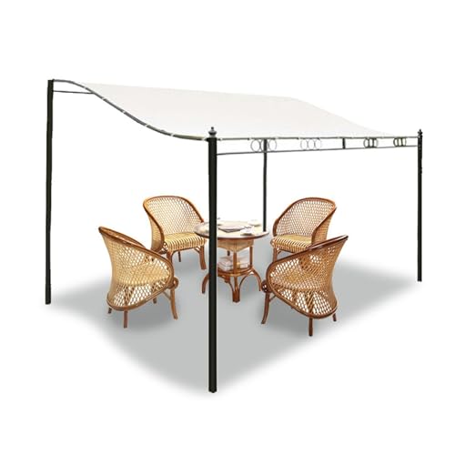 Toile Rechange pour Tonnelle, Couverture Rechange pour Pergola Inclinée, Tonnelle Tente Toit Rechange, Toile D'ombrage Bâches D'auvent avec Bloc UV, Tente...