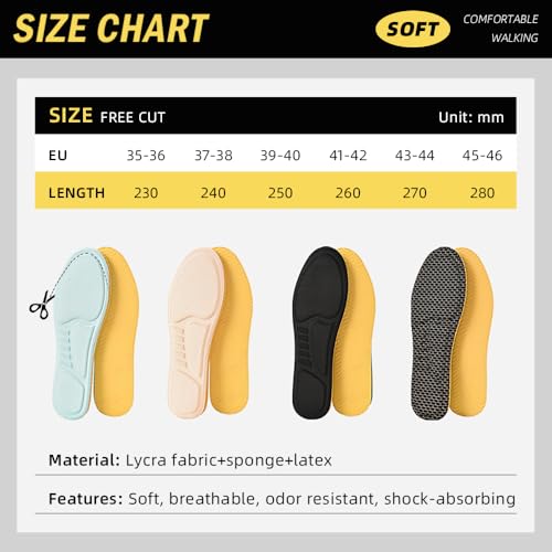 Plantillas XINIFOOT Antiolor para hombre y mujer 3 pares miniatura 6