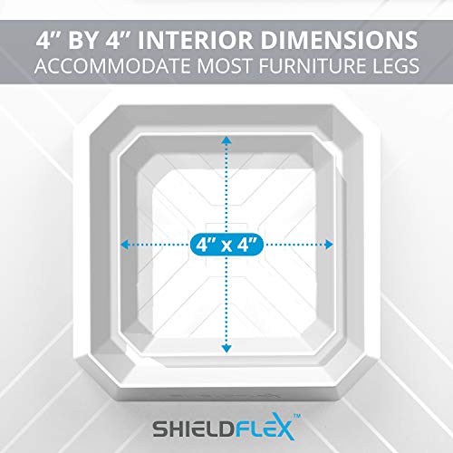 Bed Bug Trap — 12 Pack | TruGuard X Bed Bug Interceptors | Eco Friendly Bed Bug Traps for Bed Legs | Reliable Insect Detector, Interceptor, and Monitor for Pest Control and Treatment (White)