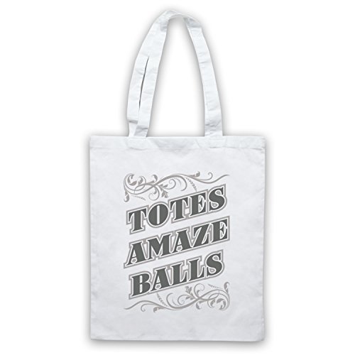 Sac d'emballage Totes Amazeballs Slogan en coton réutilisable