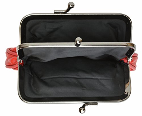 New Girls Wallet Clutch Change Purse Key Coins Bag Small Pouch Handbags (Black)2