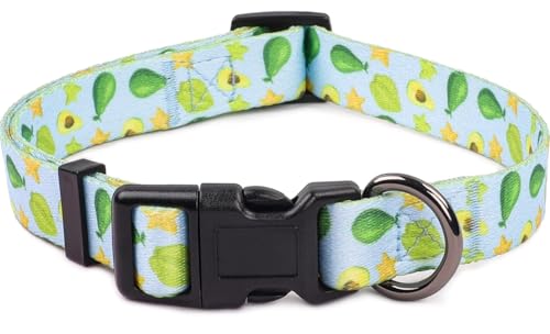 COSYHOMELONDON Dog Collar for Small Dogs Cute Small Medium Large Dog Pet Collar, with Floral Patterns