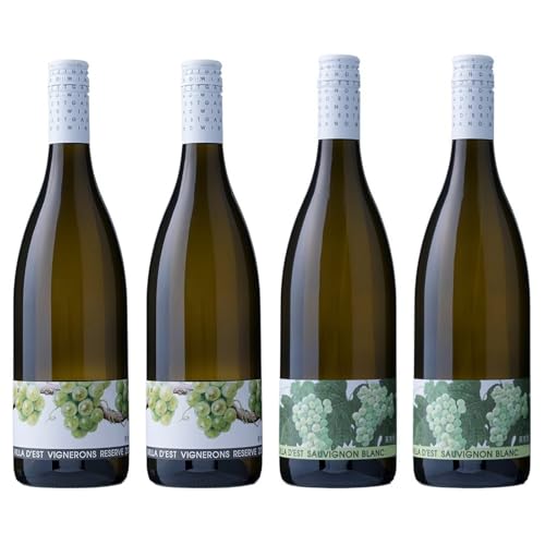 [ヴィラデストワイナリー]白ワイン2種4本セット(ヴィニュロンズリザーブシャルドネ&ソーヴィニヨンブラン)