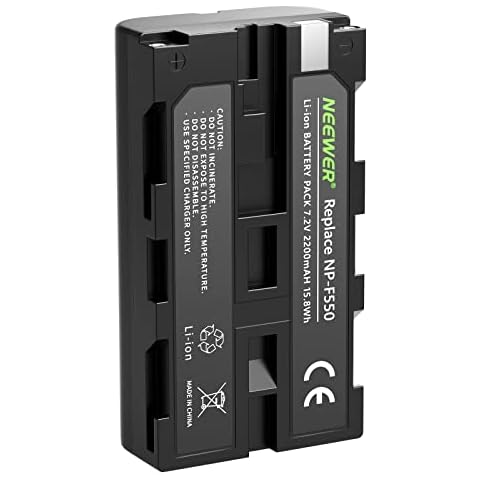 Batería de Li-Ion Recargable de 2200mAh para Sony NP-F550/570 Cover
