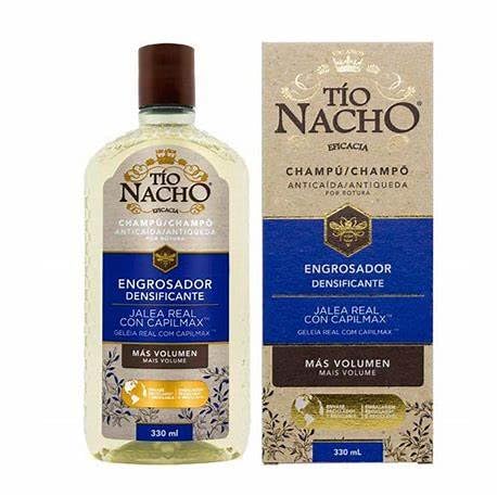 Champú anticaída engrosador densificante Tío Nacho botella 330 ml