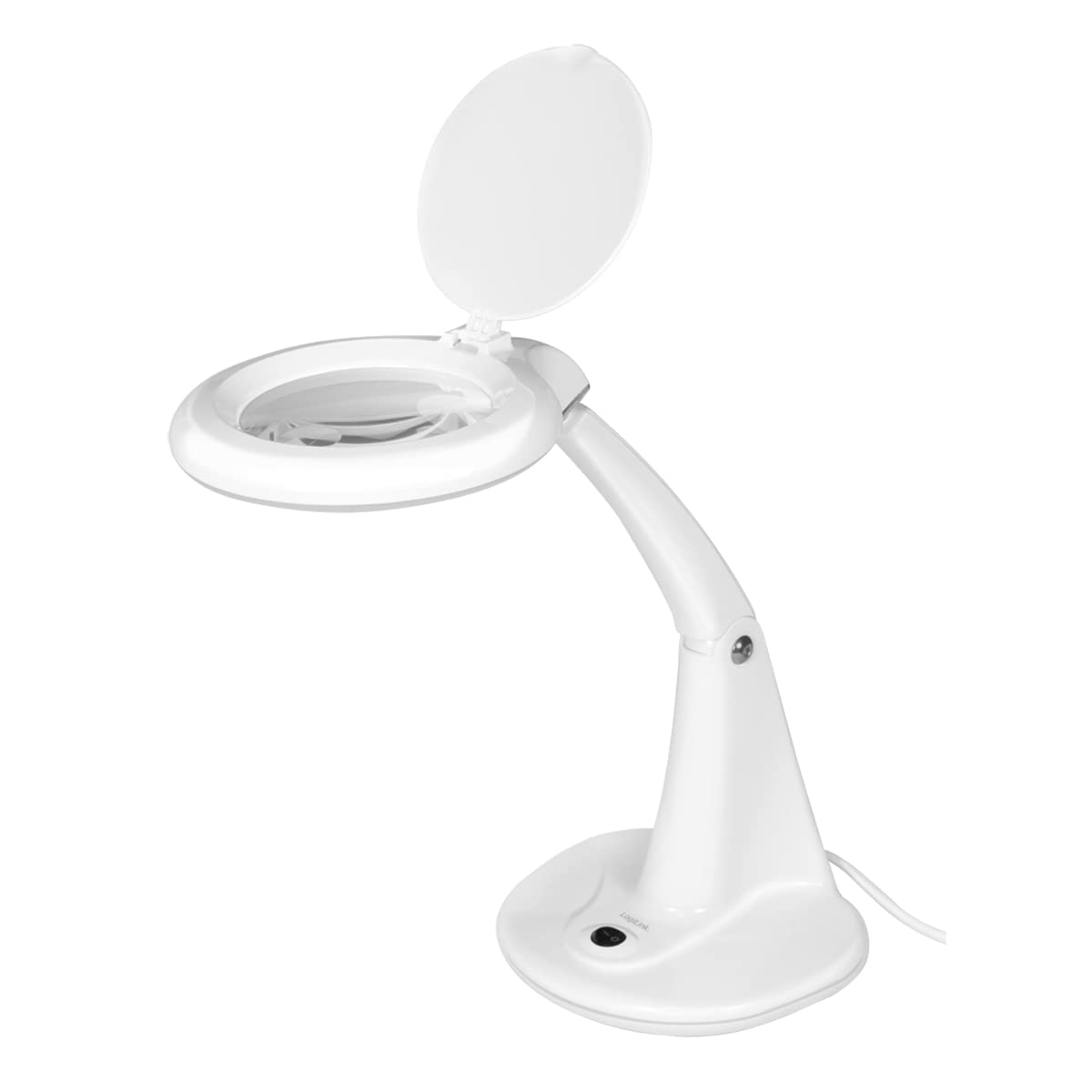 Logilink WZ0059 Magnifying Glass Desk Lamp 3 & 12 Dioptre White