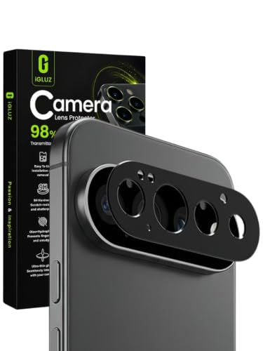 Image of iGluz Compatible with Google Pixel 11 Pro Camera Lens Protector (1 Pack) | Premium 9H Tempered Glass Camera Guard | Ultra Clear HD | Scratch Resistant | Case Friendly Fit | Bubble Free Easy Installation