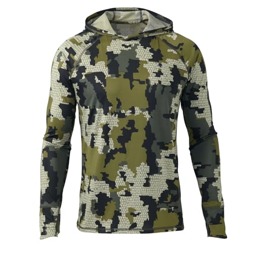 KUIU Gila LS Hoodie UPF 50+ Cooling Shirt for Hunting & Outdoors Quick-Dry, Odor Resistant, Lightweight & Breathable