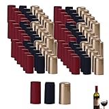 ✔ Botellas de vino decorativas: agregue una película termorretráctil a sus botellas para darles un diseño elegante y limpio. Reduzca la cápsula para crear una apariencia profesional y refinada en la botella de vino.