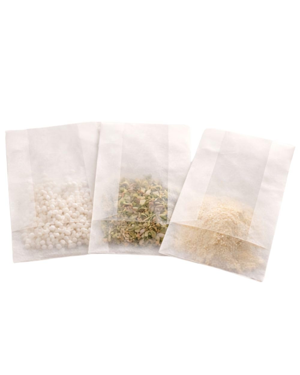 Sachets en papier parchemin 6 x 4,5 cm fond plat lot de 50