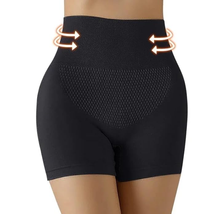 Women's Tummy Tucker High Waist Shorts with Waist Shapewear with Anti Rolling Strip Panties Seamless Underwear Women Waist Body Shaper for Gym Yoga Exercise Dance Boyshorts Pcs-image-5