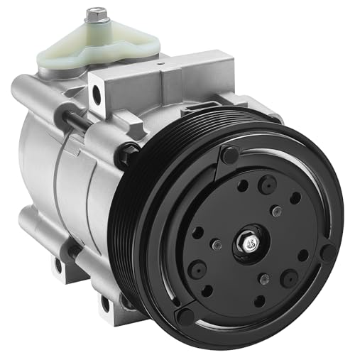BDFHYK Air Conditioning A/C Compressor 618152 compatible with Ford F-150 1997-2006 V6 4.2L, F-150 V8 1997-2006 5.4L 4.6L, F150 1998-2003 V8 5.4L, F150 97, compatible with Lincoln Blackwood 2002-2003