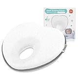 Baby Pillow for Newborn Infant(0-12months),Flat Head Prevention 3D Memory Foam Can Support Head & Neck Pillow,Head Shaping Pillow,Heart Shaped