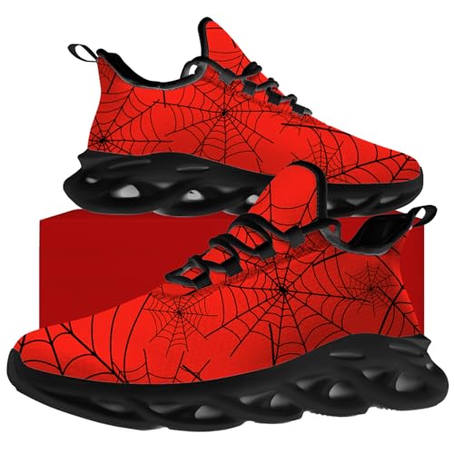 Men's Women's Fashion Sneakers Spider Web Shoes Running Walking Tennis Shoes4