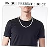 HORIALENCE Gothic Barbed Wire Choker Necklace for Men and Women Hip Hop Pendant Chain Jewelry Unique Design for Fashionable Edge and Versatile Style #2