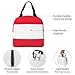 PUYhgb Austrian Flag Print Lunch Bag Women Men, Reusable Oxford Cloth Lunchbox for Work Picnic Beach