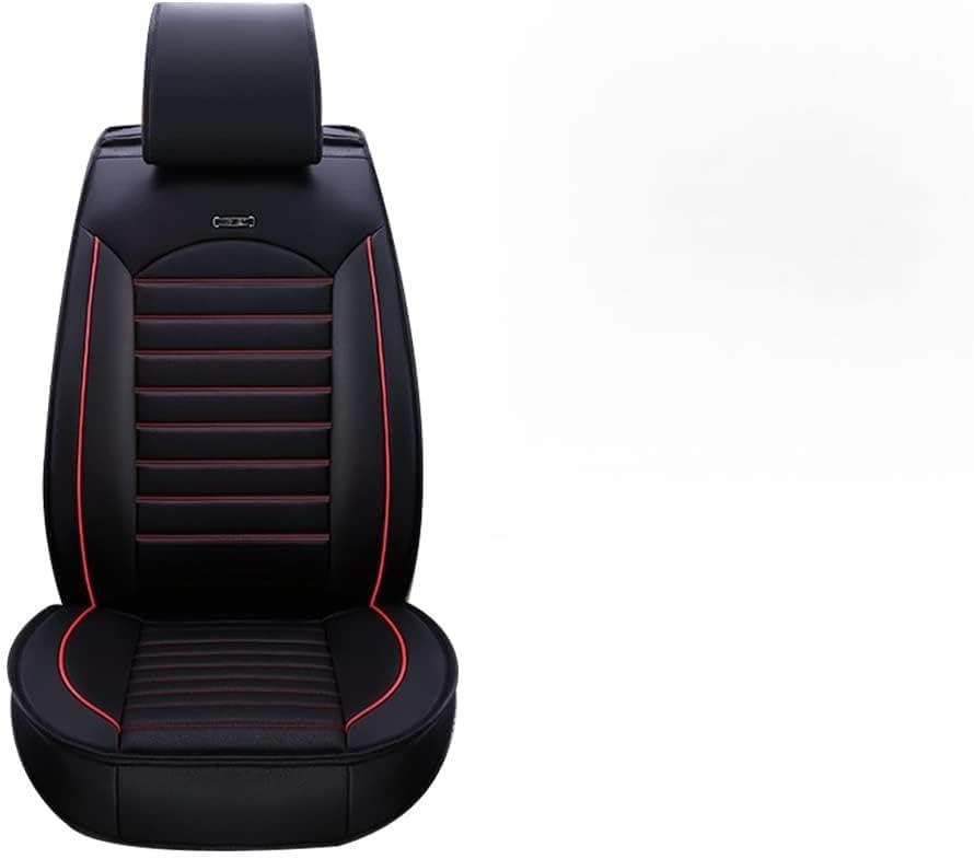 Aoyade Universal Car Seat Covers Fit for ONE Jcw ONE R52 Cooper Cooper S Cooper R56 All Weather Airbag Compatible Waterproof Leatherette Standard Black red