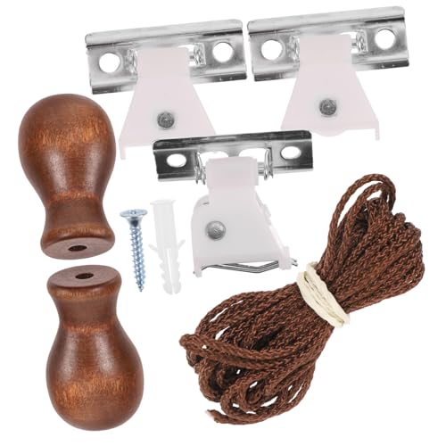 MAGICLULU Heavy Duty Roller Shade Accessories for Indoor Window Blinds Curtain Repairing Parts with Fittings for Easy Installation Compatible with Roller Blinds Practical Home Supply Kit