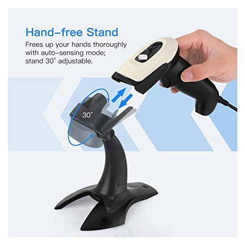 Scanner de code à barres automatique 2D QR et Bluetooth pour mains libres - 3