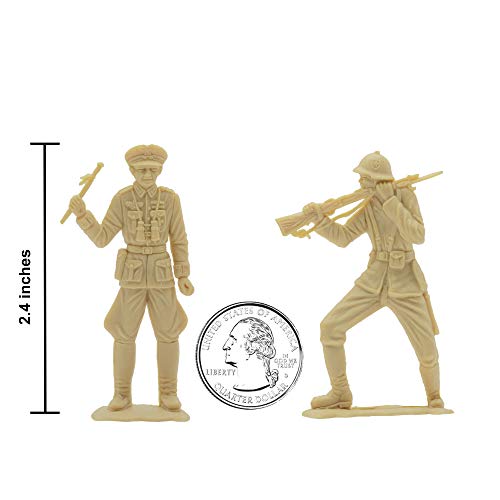 image for BMC Toys BMC Classic MPC German Plastic Army Men - Tan 36pc WW2 Soldie