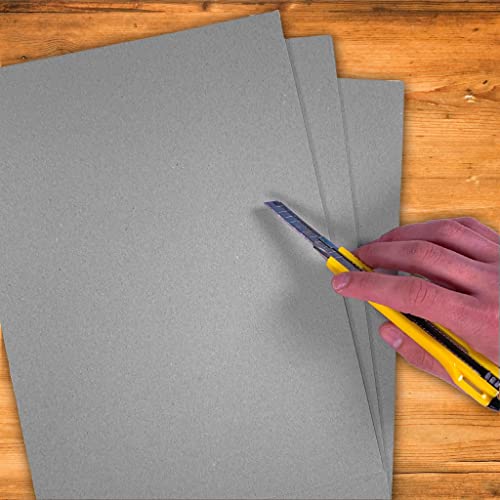 BCreativetolearn Greyboard 10 Blatt Trägerplatte montieren Modell Herstellung Präsentation Board Recycelt Dicke 1000 Mikron Recycelte KarteA4