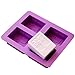 Echodo 4 Cavities Rectangle Life Tree Silicone Soap Mold DIY Craft Art Cake Mold Handmade Silicone Molds for Soap Candle