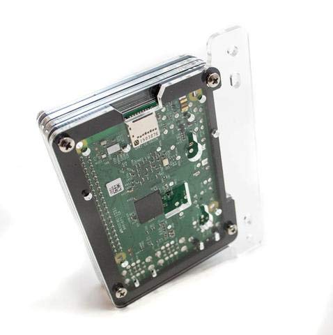 C4Labs Zebra Vesa Arm Mounting Plate - Acrylic - For Raspberry Pi 4 B, 3B+, 3, Pi 2, And Pi B+ Arduino: Black #TOP7